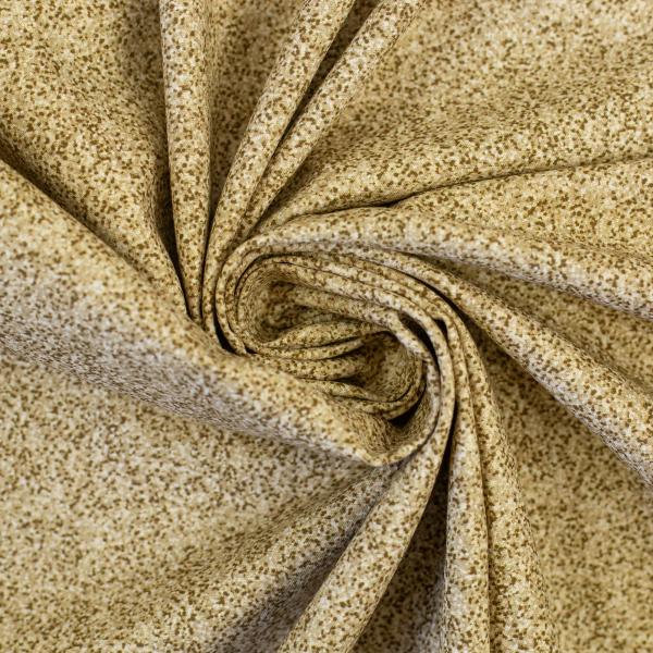 Baumwolle Glitter-Optik Beige von Swafing